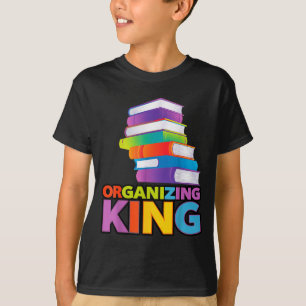 Organisator König Zitat Spaß für Bücherliebhaber B T-Shirt