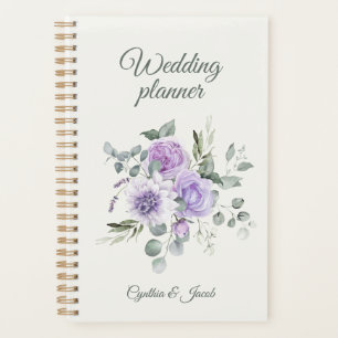 Organisatrice de mariage élégant aux roses lavande