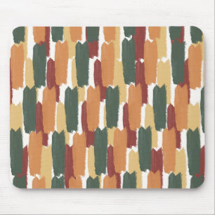 Organisch gemalte moderne mediterrane Farbstreifen Mousepad