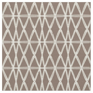organisch geometrisch retro Gitterfliese mocha elf Stoff