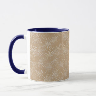 Organische Blumige Textur Tasse