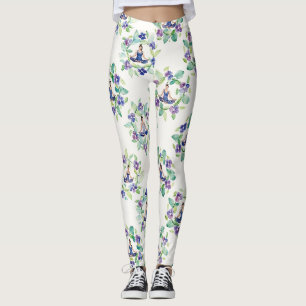 Organische florale Mandalas nahtloses Muster Leggings