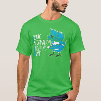 Organische Informationsaufzeichnung Drohnenvogelko T-Shirt