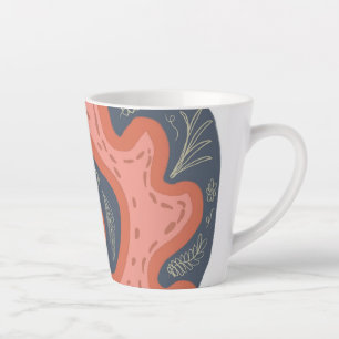 Organische Korallenriff-Botanische Florale Strandk Milchtasse