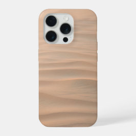 Organische Sandstein-Wüsten-Riffeltextur iPhone 15 Pro Hülle
