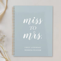 Organiseur de mariage Bleu Poussiéreux de Mademois