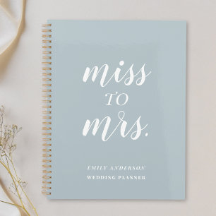 Organiseur de mariage Bleu Poussiéreux de Mademois