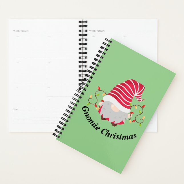 Organiseur de Noël Gnomie (Devant avec enveloppe)
