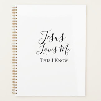 Organiseur Quotidien Jésus M'aime Je Le Sais