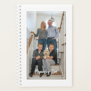 Organisier-Mama-Foto Personalisiert Weiß Planer