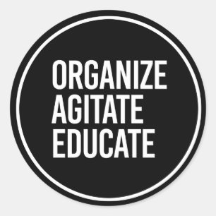 ORGANISIEREN SIE DIE AUSBILDUNG - - weiß - Runder Aufkleber