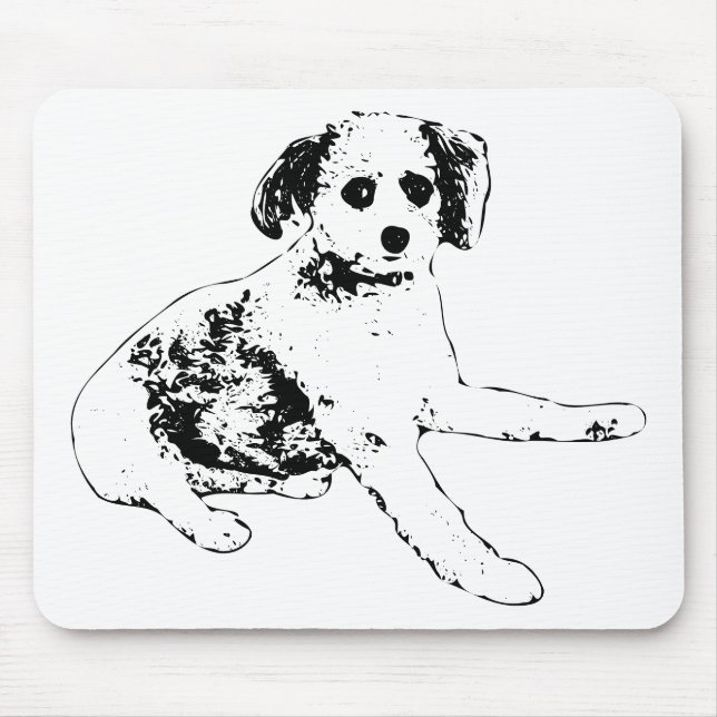 Organisierte Bewegung, fertiger Blick Mousepad (Vorne)