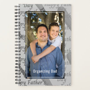 Organisierter Papa Personalisiertes Foto Planer