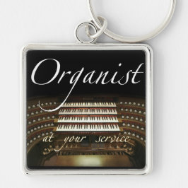 Organist an Ihrer Service-Schlüsselkette Schlüsselanhänger