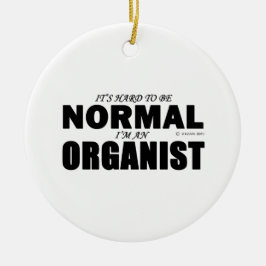 Organist Keramik Ornament