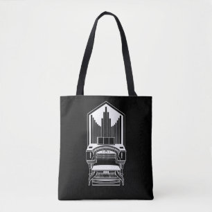 Organist Music Book Tote Bag Tasche