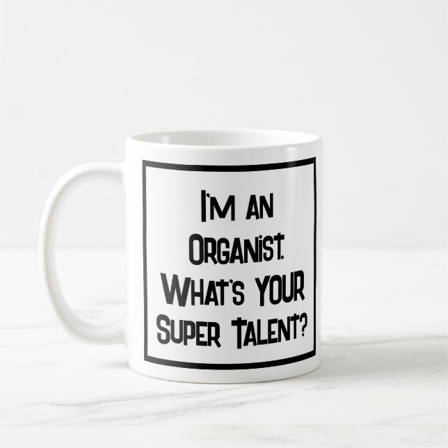 Organist Super Talent. Tasse (Links)