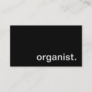 Organist-Visitenkarte Visitenkarte