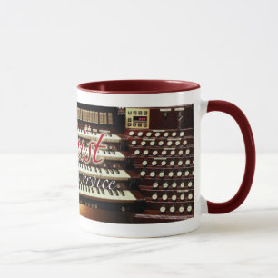 Organiste à votre tasse de service - rouge
