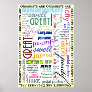 Organisten sind alles! Poster! Poster