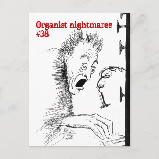 Organistische Albträume Nr.38 Postkarte (Vorderseite)