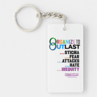 Organize to Outlast Keychain Schlüsselanhänger