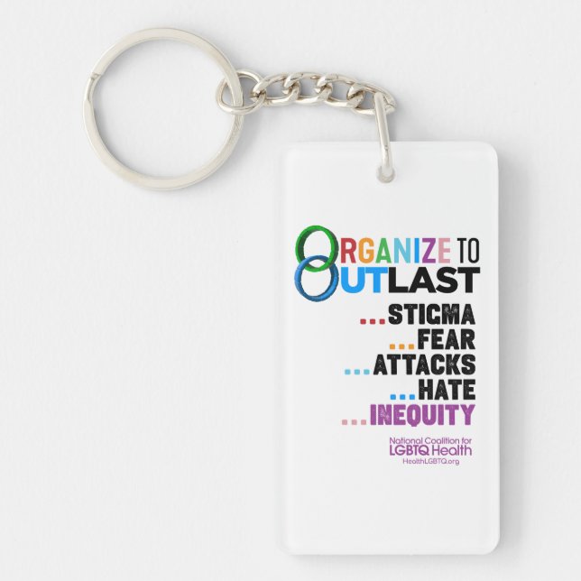 Organize to Outlast Keychain Schlüsselanhänger (Vorderseite)