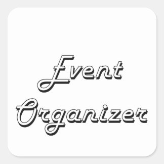 Organizer Classic Job Design Quadratischer Aufkleber