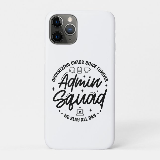 Organizing Chaos Funny Quote Admin Prof Day Squad Case-Mate iPhone Hülle (Rückseite)