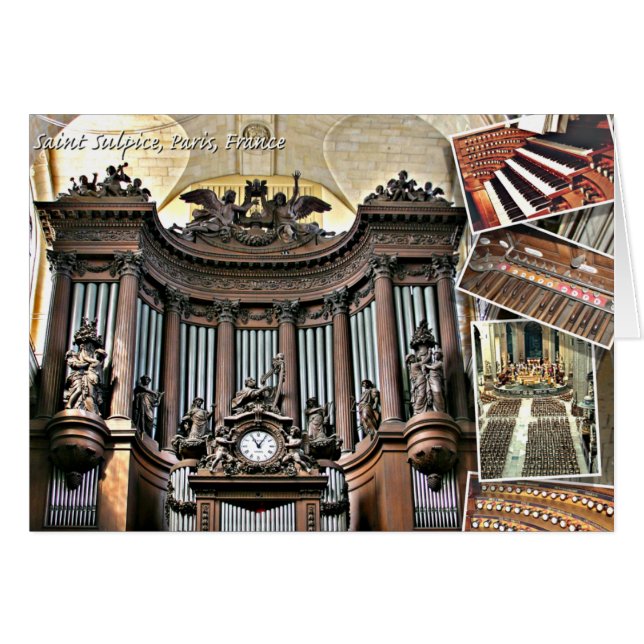 Organkarten St. Sulpice (Vorderseite (Horizontal))