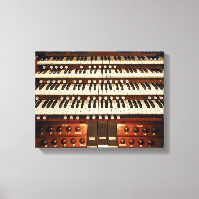 Organkonsole Leinwanddruck (Vorderseite)