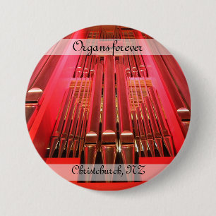 Organs für immer! Knopf Christchurch Town Hall Button
