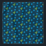 Organspende bei Haustieren Sensibilisierung und Tr Halstuch<br><div class="desc">Spaß und attraktive grüne Band- und Pfotendrucke auf marinem Hintergrund Haustierbandana! Wie kann man die Nachricht besser verbreiten,  als das Pelzkind anzuziehen? Unsere Pelzbabys spielen eine wichtige Rolle bei der Transplantationsreise. Kleine und große Bandana Optionen verfügbar.</div>