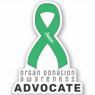 Organspende - Bewusstsein des Advocate Vinyl Stick Aufkleber