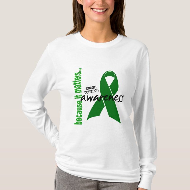 Organspende-Bewusstsein T-Shirt (Vorderseite)