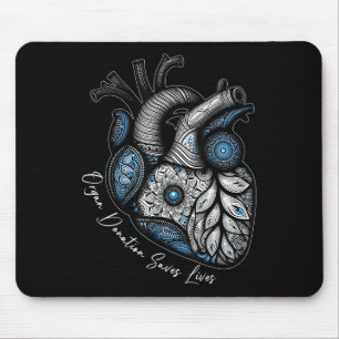 Organspende Rette Herztransplantation Mousepad