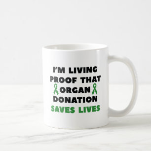 Organspende Rette Leben Kaffeetasse