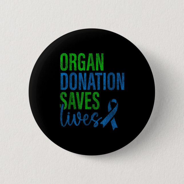Organspende rettet Leben Nationale Illustration Button (Vorderseite)