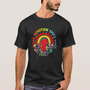 Organspende rettet Leben Regenbogen-Transplantatio T-Shirt