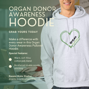 Organspender-Bewusstsein Pullover Hoodie