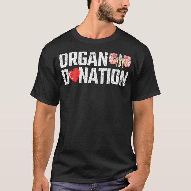Organspender Grafik T-Shirt (Vorderseite)