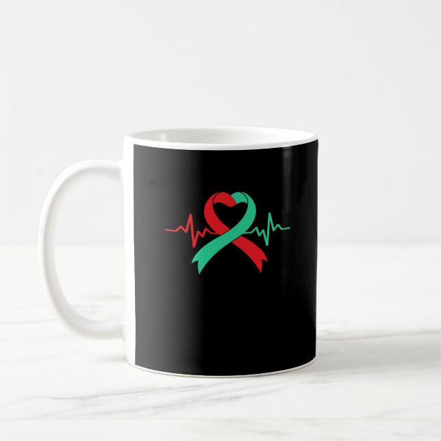 Organspender Ogran Transplantation Warrior Operati Kaffeetasse (Links)