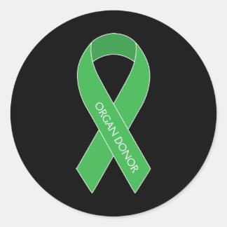 Organspender Runder Aufkleber