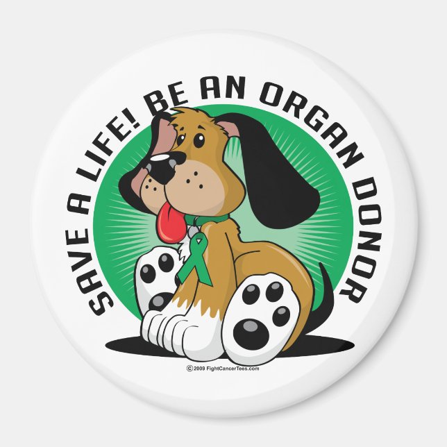 Organspenderhund Magnet (Vorne)