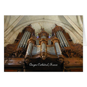 Orgel der Kathedrale von Angers, Frankreich