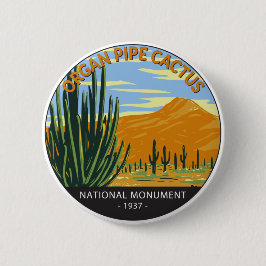 Orgel Pipe Cactus National Monument Arizona Button
