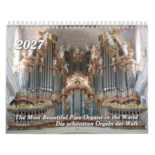 Orgelinstrumente der Welt – Ein Musikalender Kalender