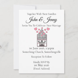 Orgelorchester Einladung Organist Musiker