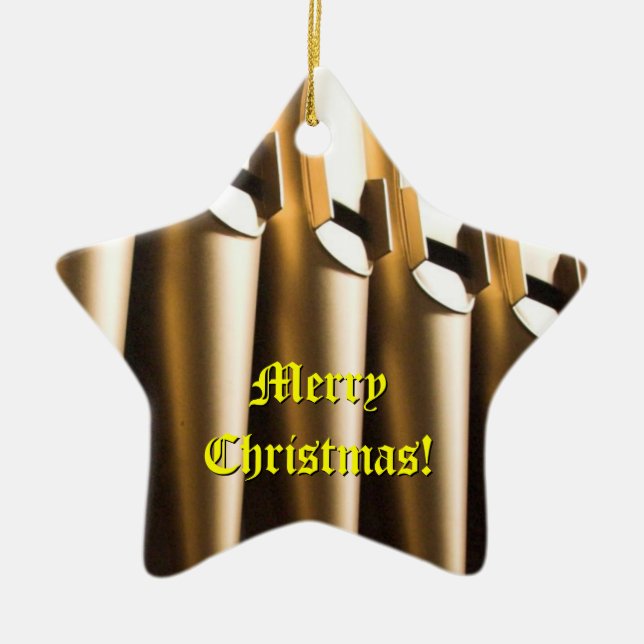 Orgelpfeifen Weihnachtsschmuck (Vorne)