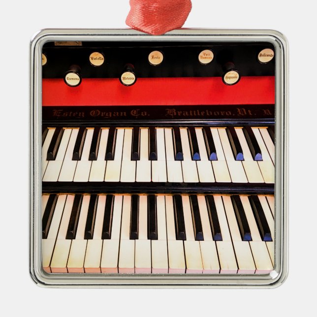 Orgelschlüssel Ornament Aus Metall (Vorne)